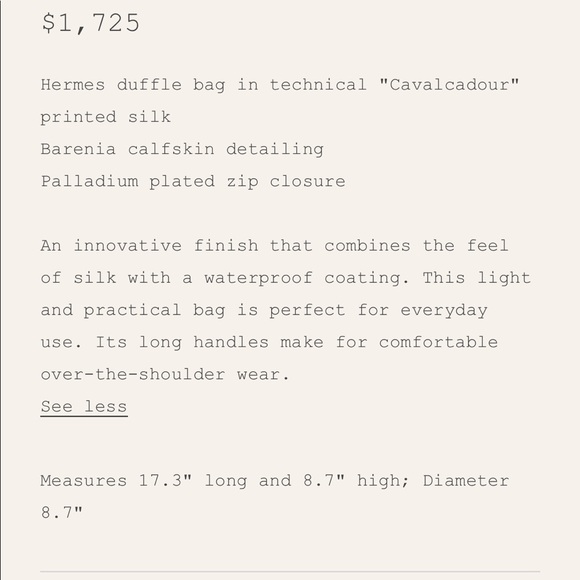 New Hermès Airsilk 44 duffle bag orange poppy - Picture 14 of 14